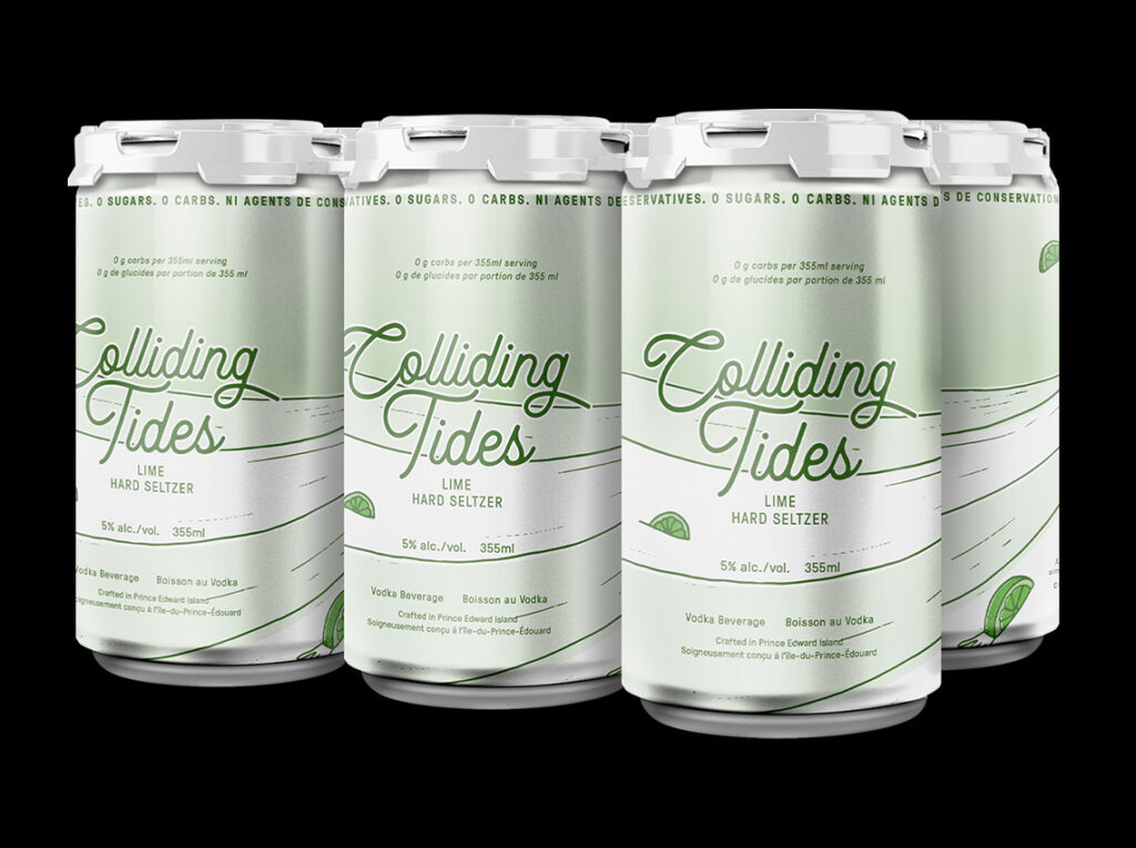 Colliding Tides Lime Hard Seltzer 6Pack PEI Brewing Company