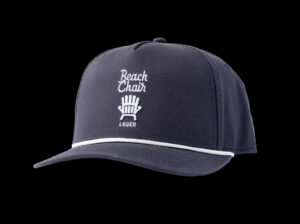 Beach Chair Larger Blue Rope Hat